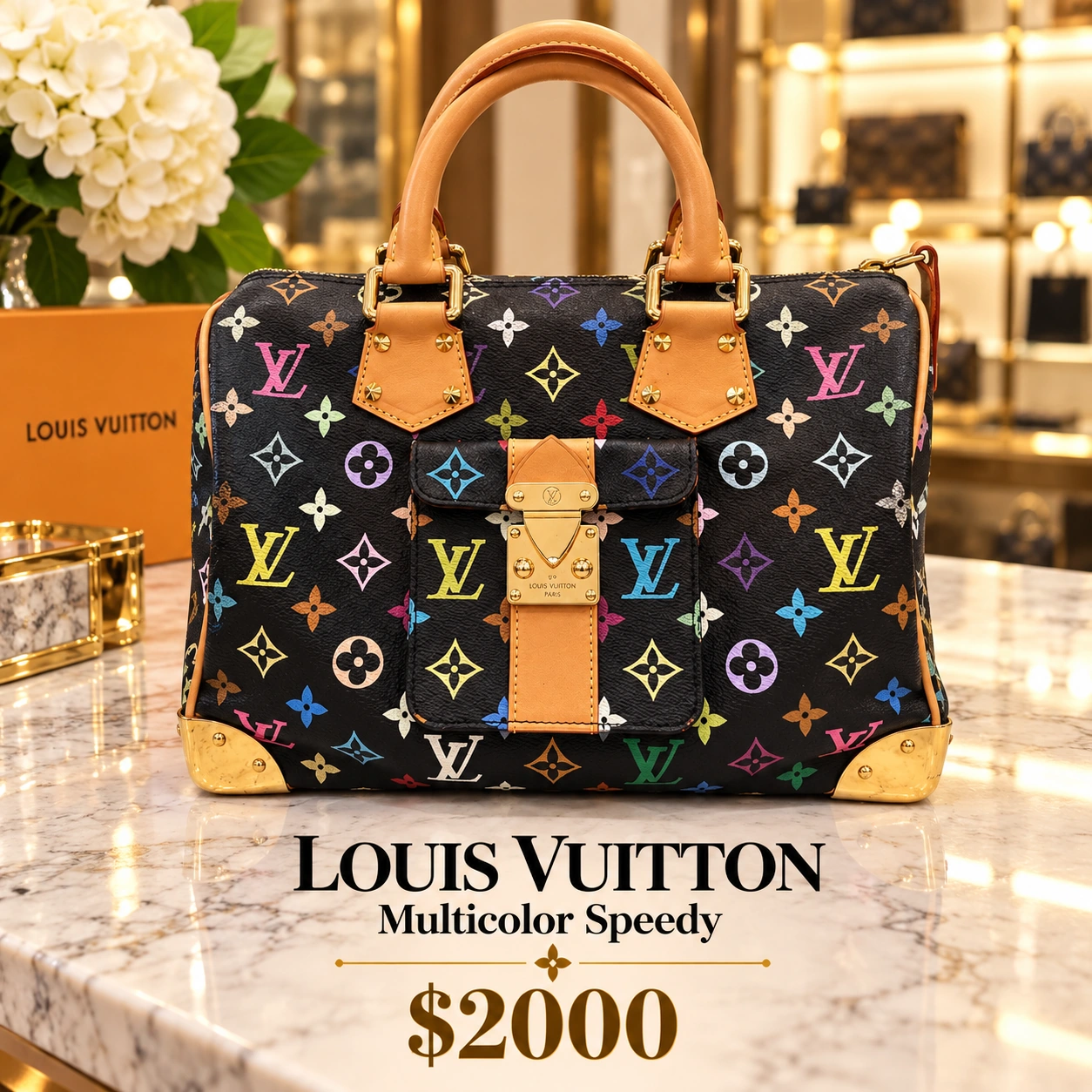 Louis Vuitton multicolor Speedy bag