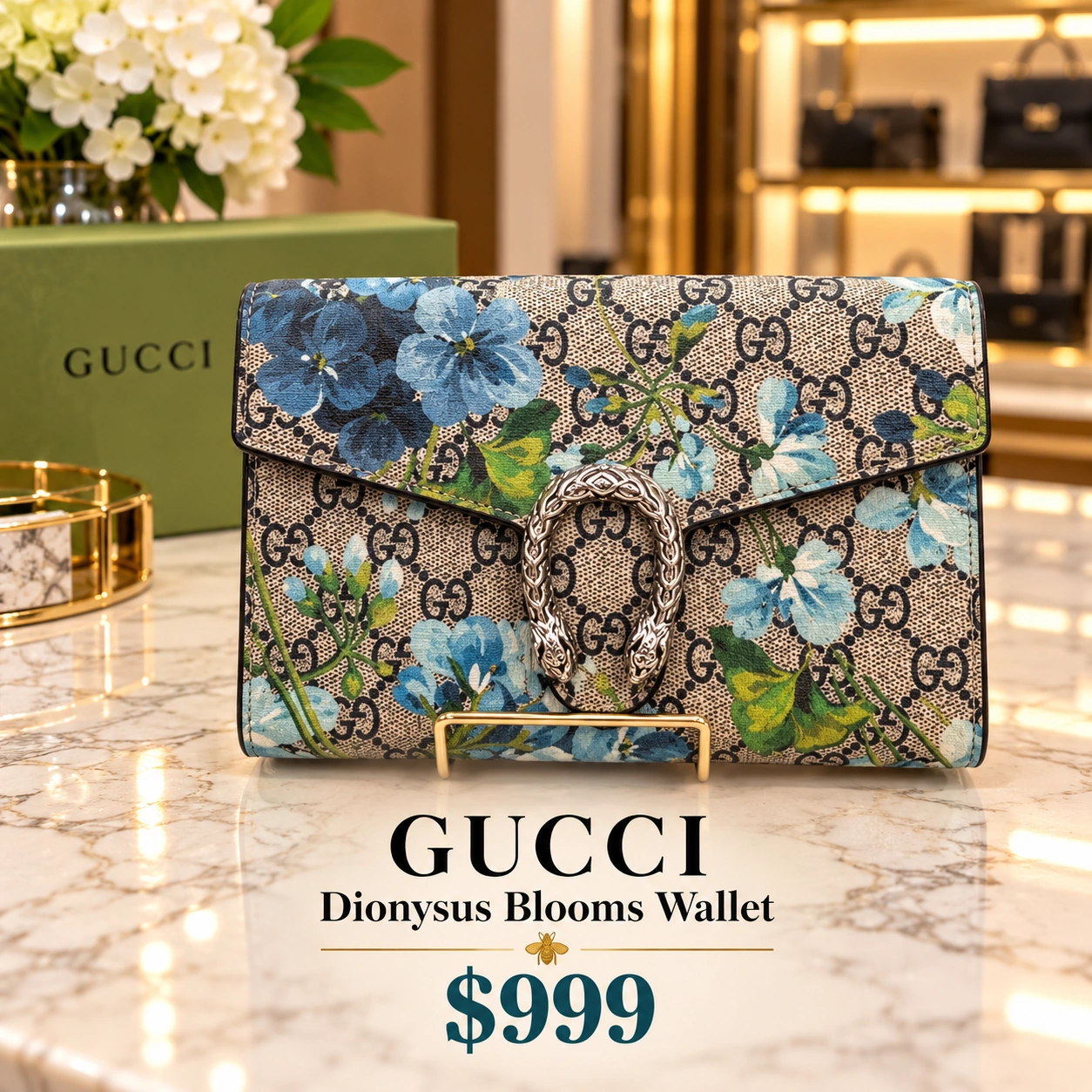 Gucci Dionysus Blooms wallet